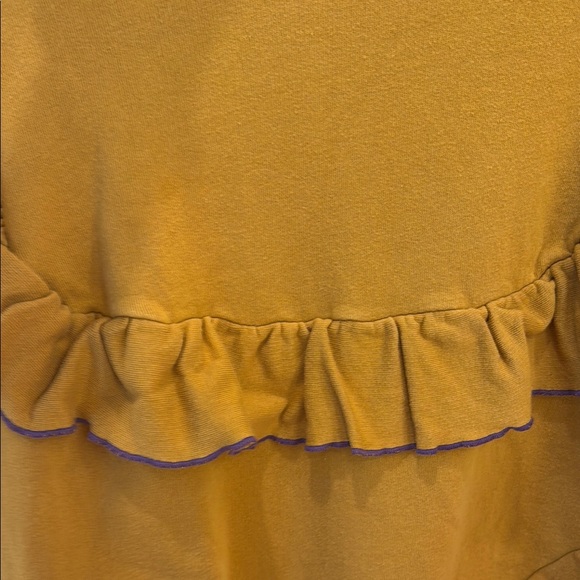 Yellow Ruffled Sweatshirt - Picture 5 of 6